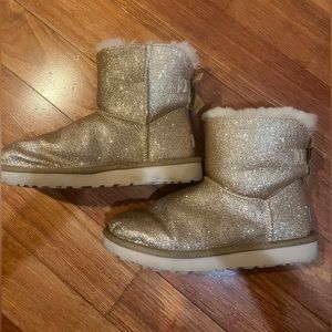 UGG Mini Bailey Bow Sparkle Boot